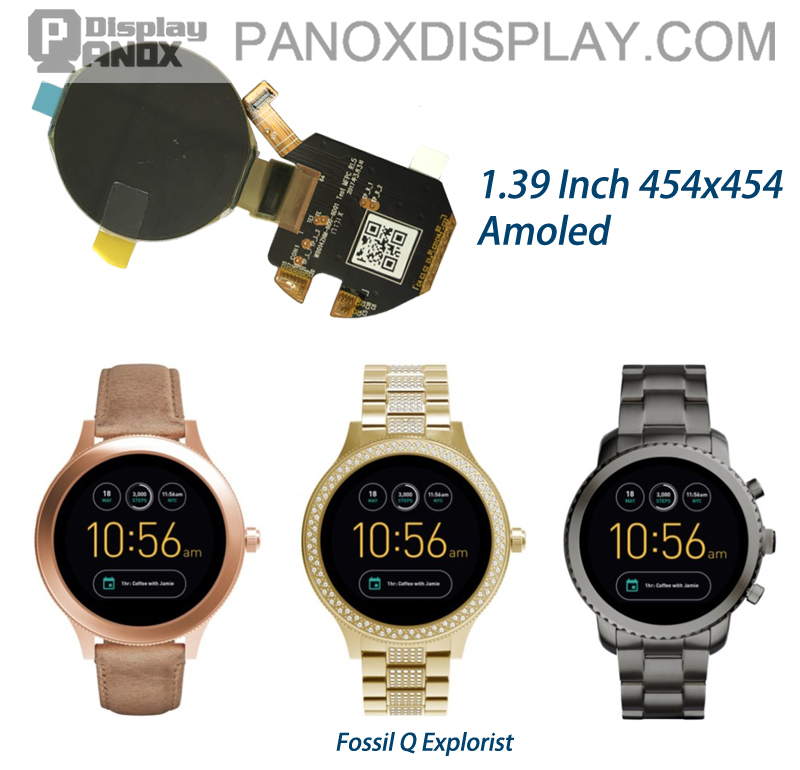 1.39 inch_Amoled_454x454_Fossil_Smart Watch