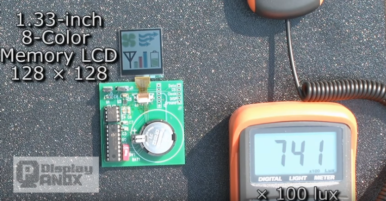 Viewability in Direct Sunlight_Memory lcd