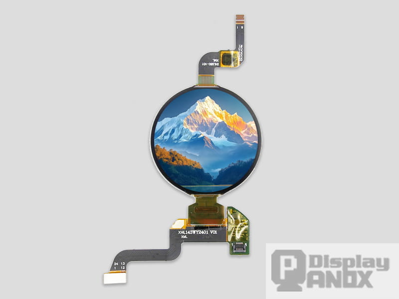 1-43 inch AM-OLED Full Color On-cell PCAP Touch