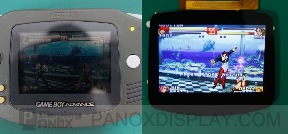 GBA And GBA SP IPS LCD Screen Replacement OLED LCD Supplier
