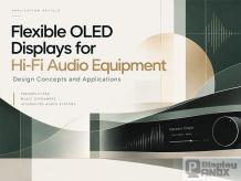 Flexible OLED Displays for High-End Hi-Fi Audio Equipment: Design Concepts and Applications