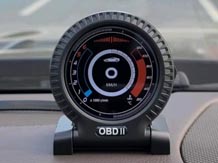 Round OLED Application: Car Head Up Display (HUD)