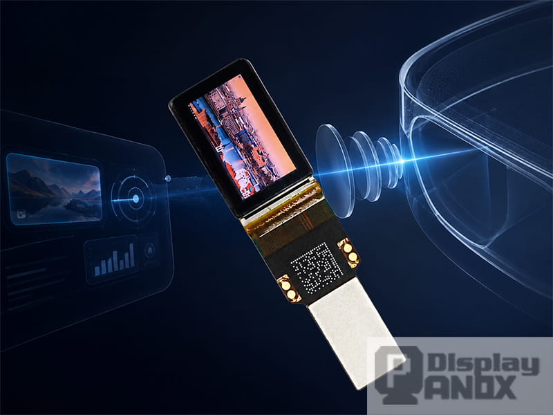 0.49 inch Micro OLED display panel for AR display optical engine and smart glasses applications
