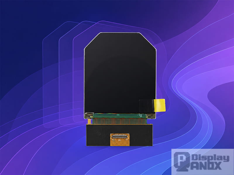 2.54 inch VR TFT-LCD display panel with abstract motion background for high refresh rate display applications