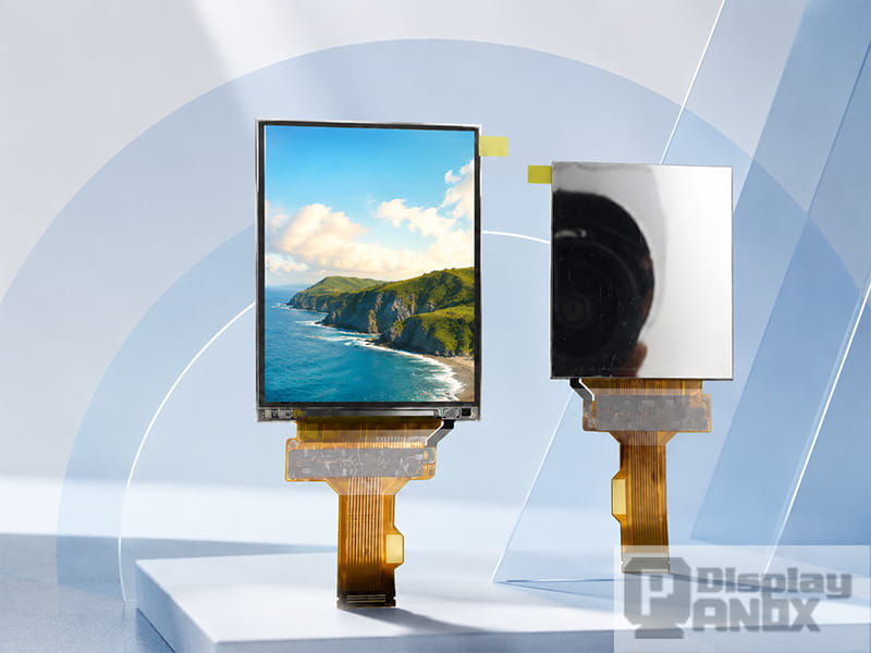 2.9 inch TFT-LCD 120 Hz VR display module showing front and back views for compact high-resolution display applications.