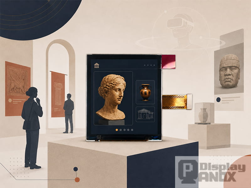 3.5 inch LCD display panel used for digital museum, education and VR exhibition applications