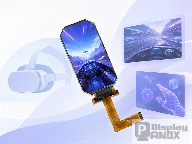 5.5 inch 4K LCD display module for Oculus VR applications with simulation and interactive visual scenarios