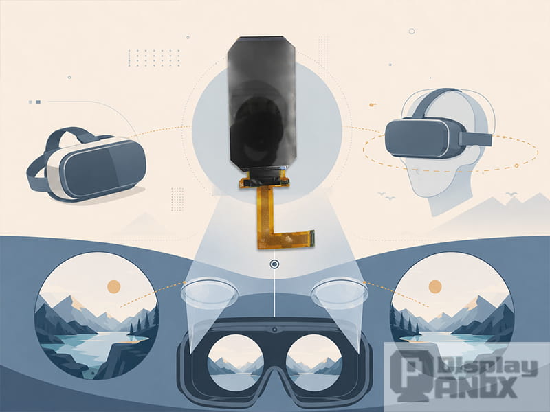 5.5 inch 4k lcd vr optical display application