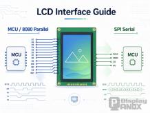 LCD MCU Interface and SPI Interface Explained: 8080 Parallel vs Serial LCD Connections