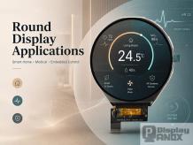 Round Display Applications: Where Circular LCD, OLED and AMOLED Modules Fit Best